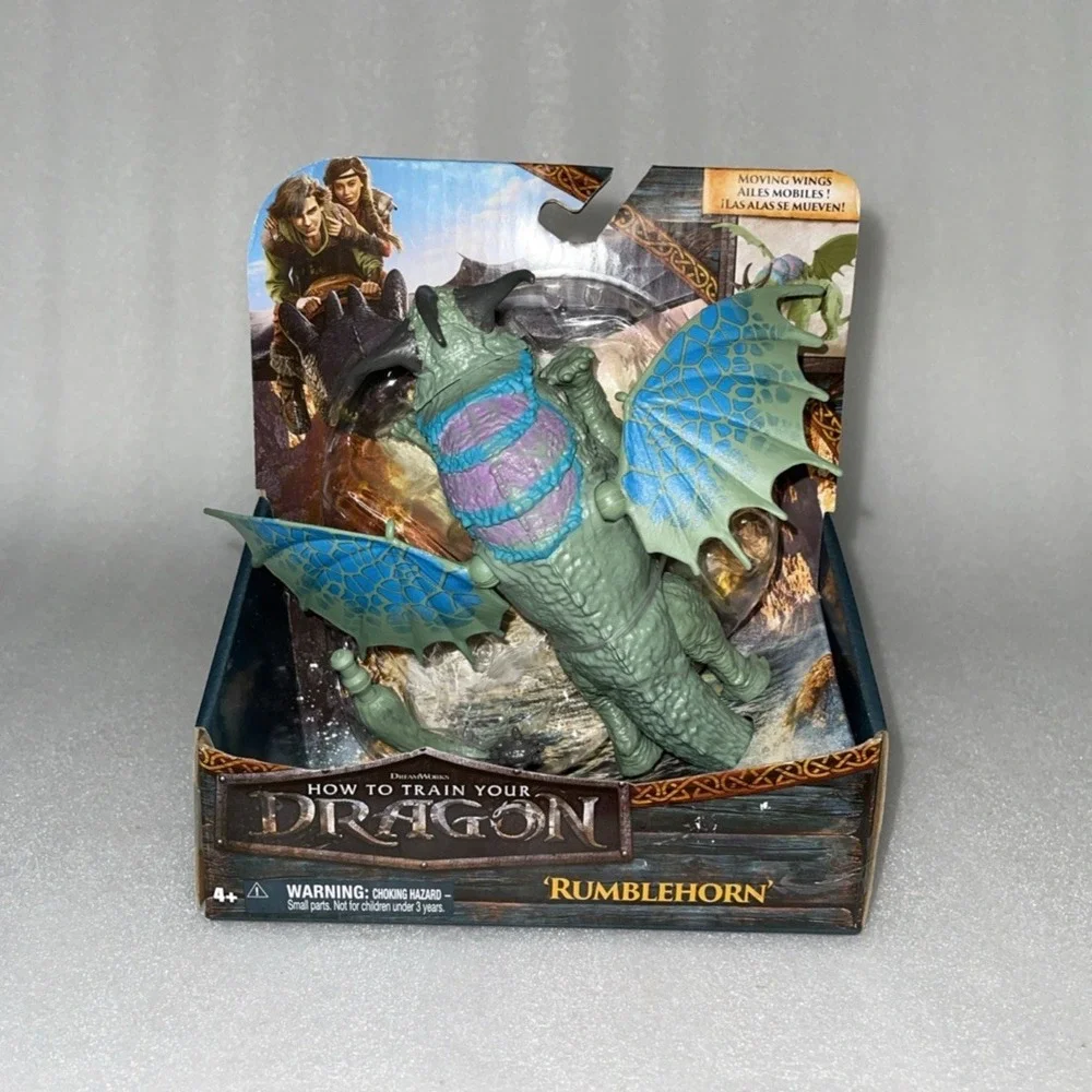 Dreamworks Dragons How To Train Your Dragon Rumblehorn Action Figures Toys NEW